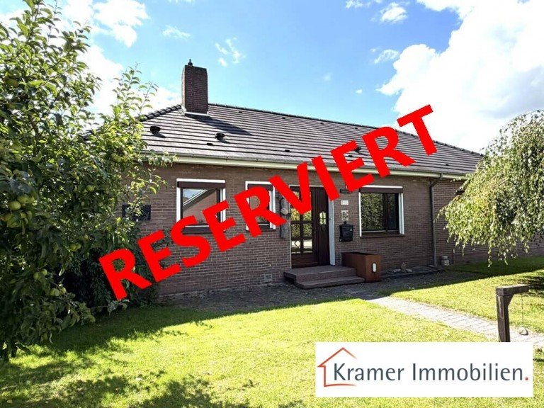  Varel / Langendamm Doppelhaush�lfte ### Wohlf�hlwohnen auf einer Ebene - Bungalow mit vielseitigen M�glichkeiten! ###