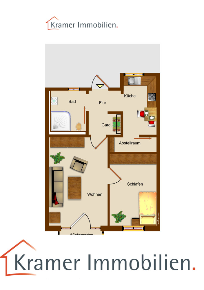 Grundriss Dachgeschosswohnung Varel
