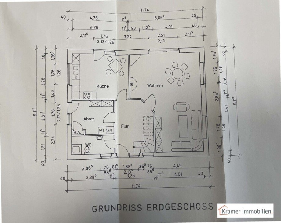 Grundriss Erdgeschoss Einfamilienhaus Varel