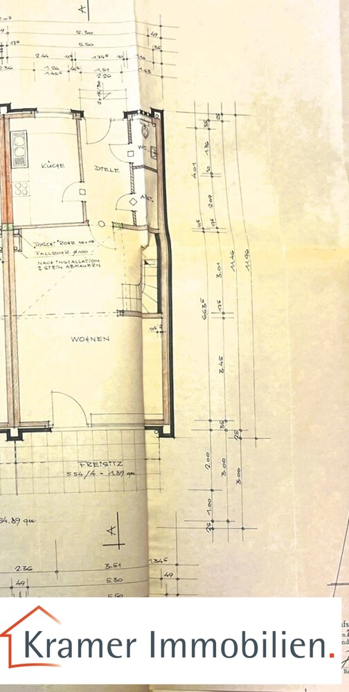 Grundriss Erdgeschoss Reihenendhaus Schortens