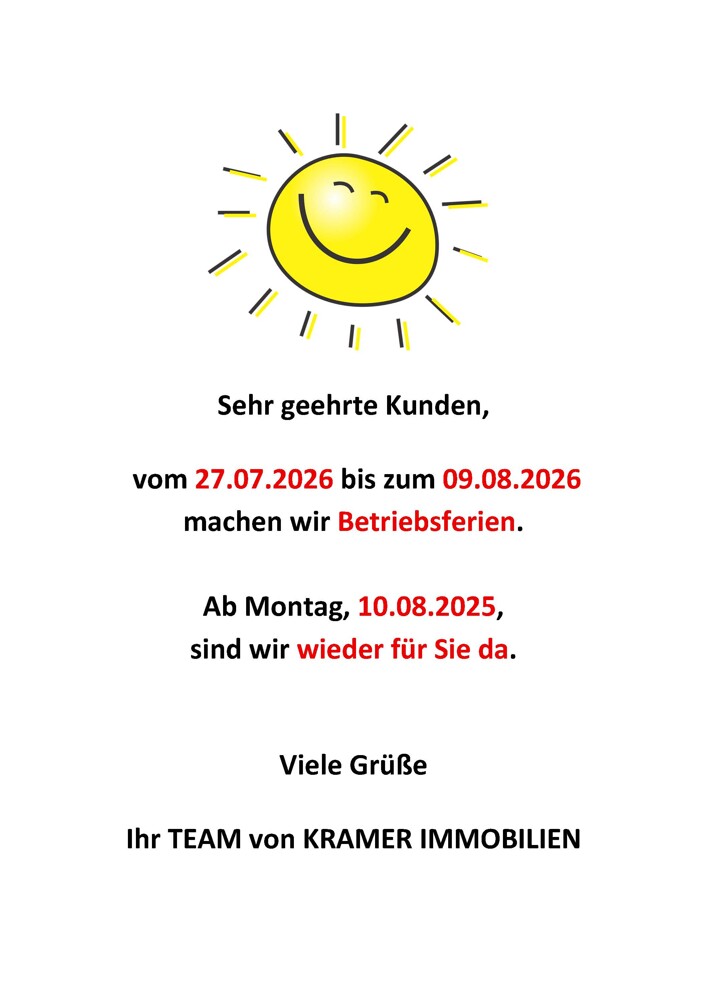 Betriebsurlaub Haus Varel