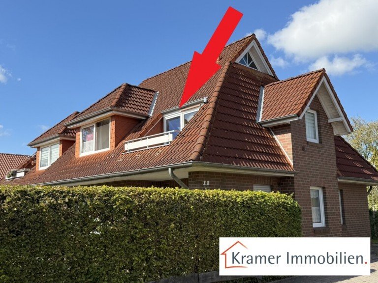  Westerstede / Ocholt Dachgeschosswohnung ### Charmante 3-Zimmer-Dachgeschosswohnung mit Balkon in ruhiger Wohnlage von Westerstede-Ocholt ###