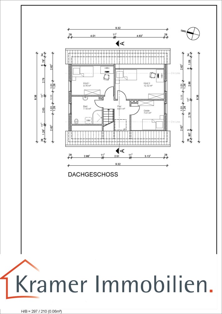 Grundriss Dachgeschoss Einfamilienhaus Sande