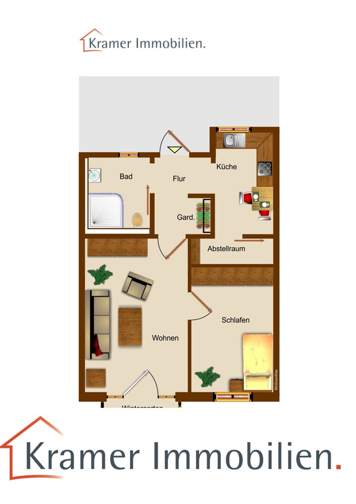 Grundriss Erdgeschosswohnung Varel