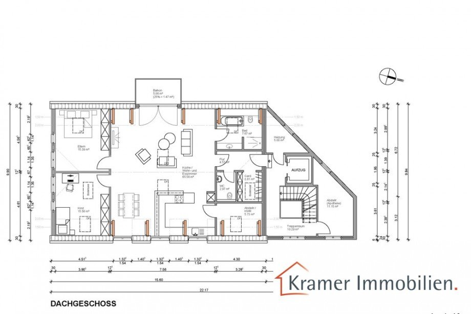 Grundriss Dachgeschoss Haus Varel